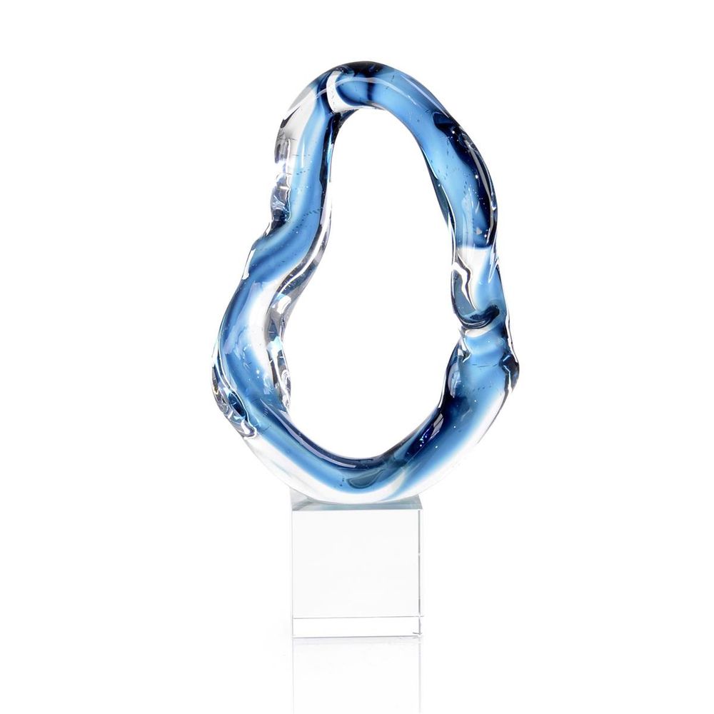 Decorative Objects Artisan Glass Sculpture Ii - Clear