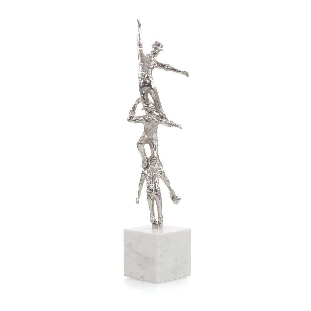 Ellington Men Sculpture II In Nickel - White - Aluminum