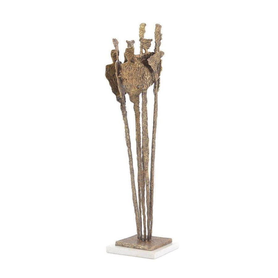 Decorative Objects Solis Conversation In Brass - Brass - Aluminum