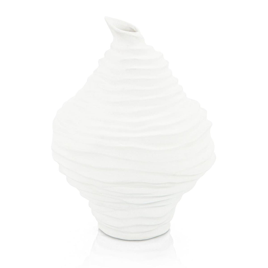 Magnolia White Porcelain Vase