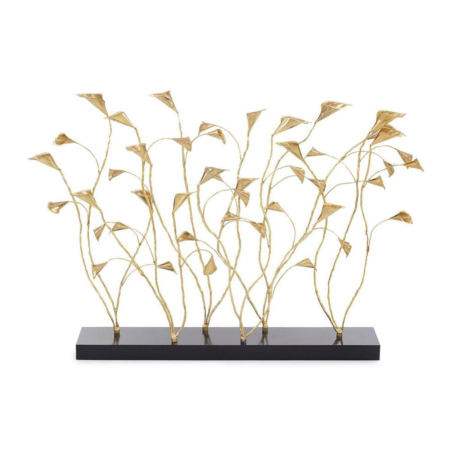 Decorative Objects Entangled Calla Lilies Sculpture - Black