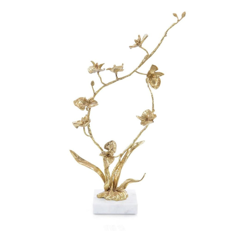 Faux Plants & Trees Orchids In Bloom Ii - White