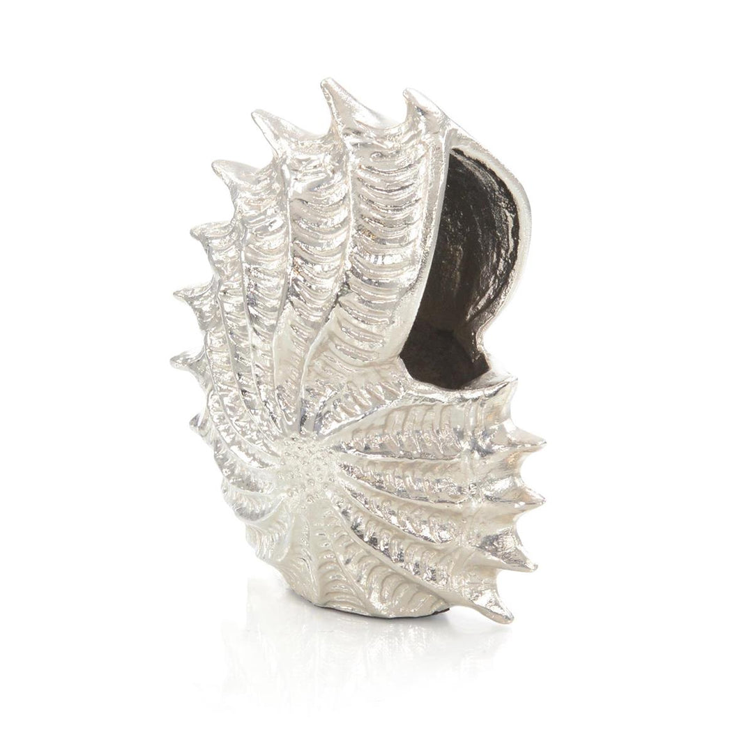 Prickly Seashell Sculpture Ii - Silver