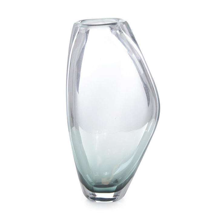 Blown Translucent Midnight Blue Glass Vase I