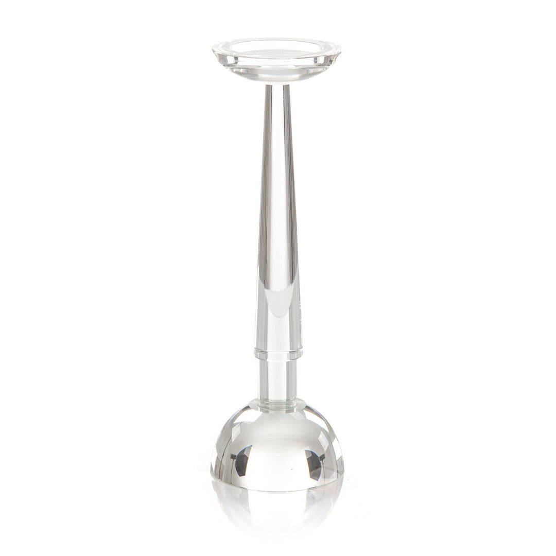 Alden Obelisk Candleholder I - Clear - Glass