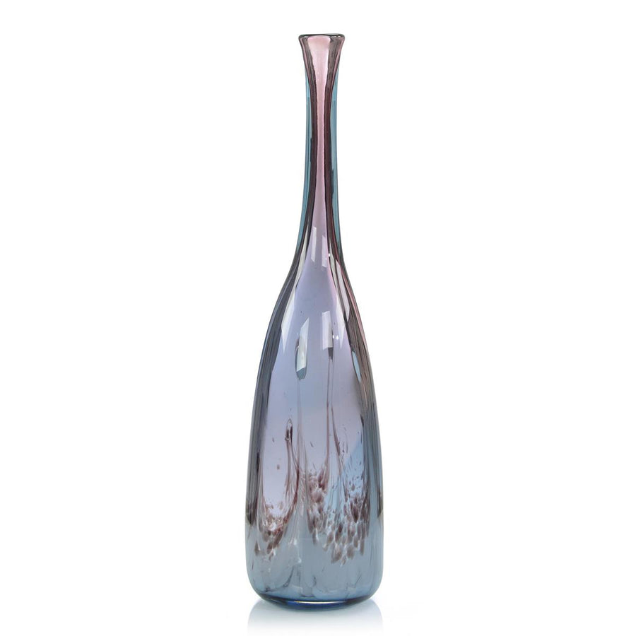 Translucent Lavender and Blue Handblown Vase-John Richard-JR-JRA-13345-VasesI-1-France and Son