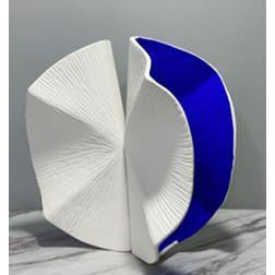 White And Cobalt Blue Porcelain Vase