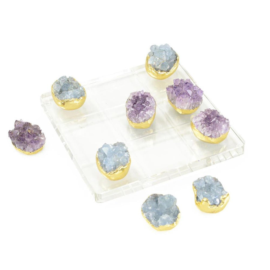 Games Amethyst And Cyanite Board Game - Silver, White