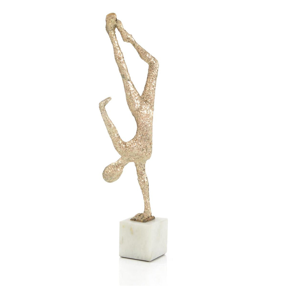 Inverted Pose Sculpture - White