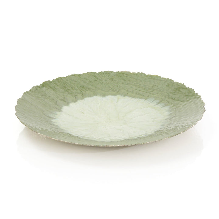 Ellery Stitch Enamel Bowl - Green - Aluminum