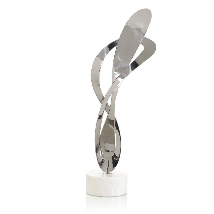 Decorative Objects Camden Dance Sculpture - Silver - Aluminum