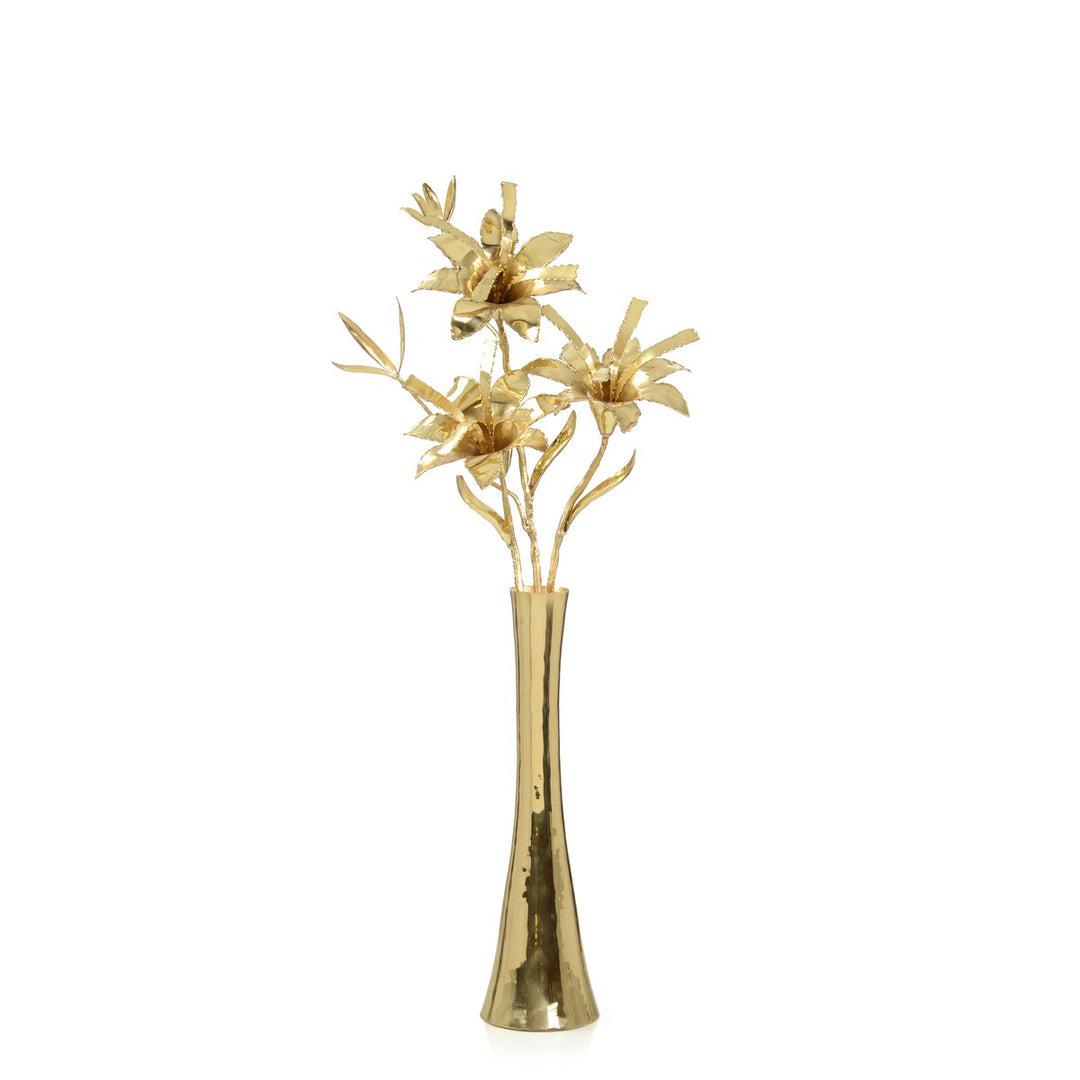 Camden Lilies Sculpture - Brass