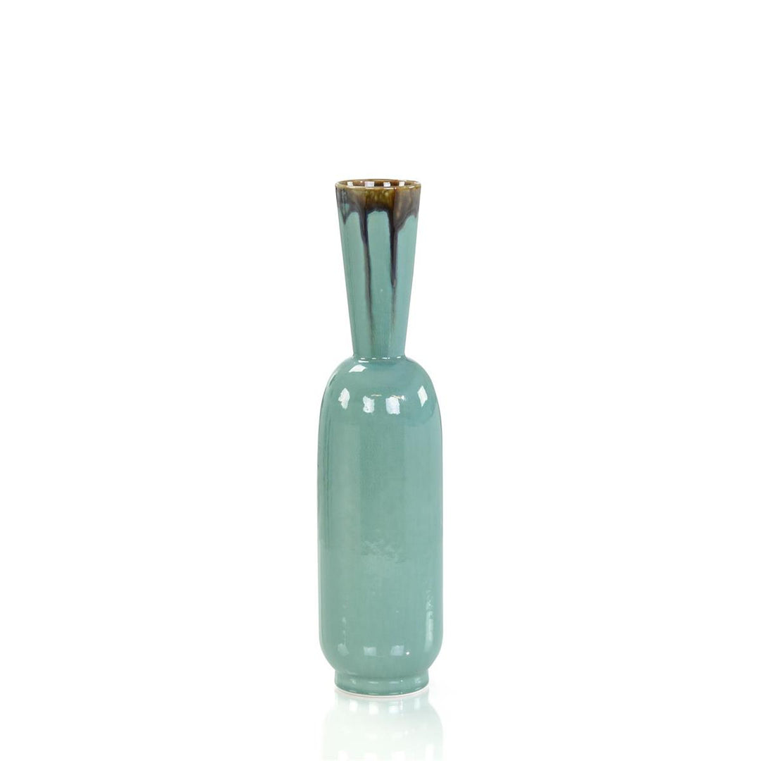 Seafoam Green Cascade Vase II