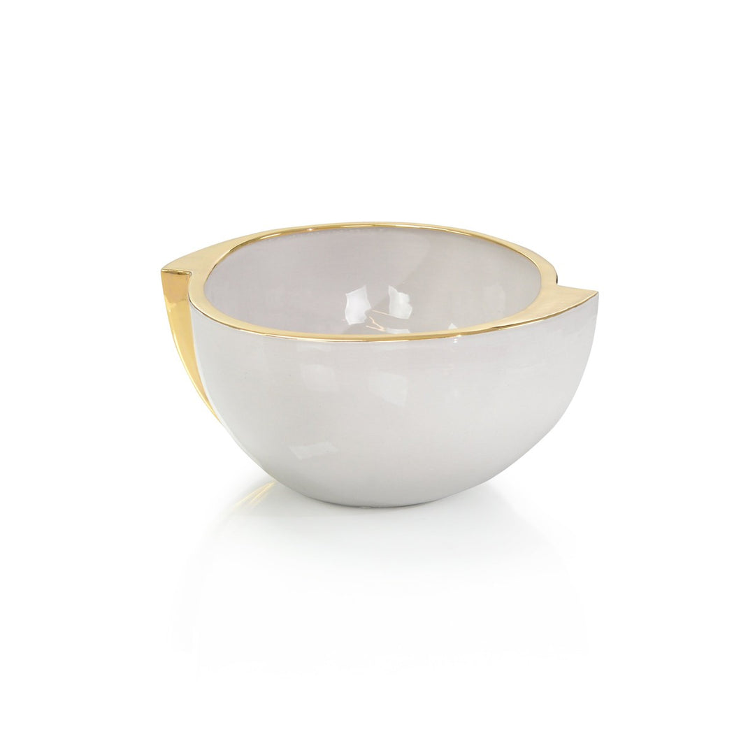 Alden Bowl I - White - Ceramic