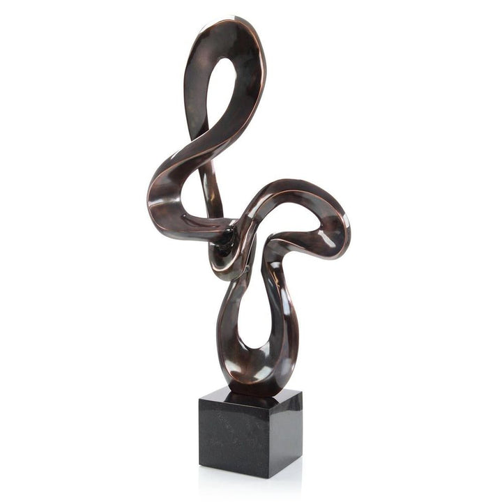 Decorative Objects Recurvo Sculpture, Bronze - Bronze,Brown