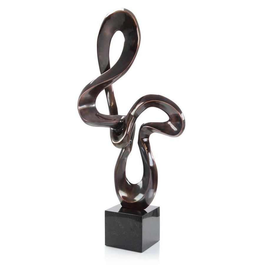 Decorative Objects Recurvo Sculpture, Bronze - Bronze,Brown