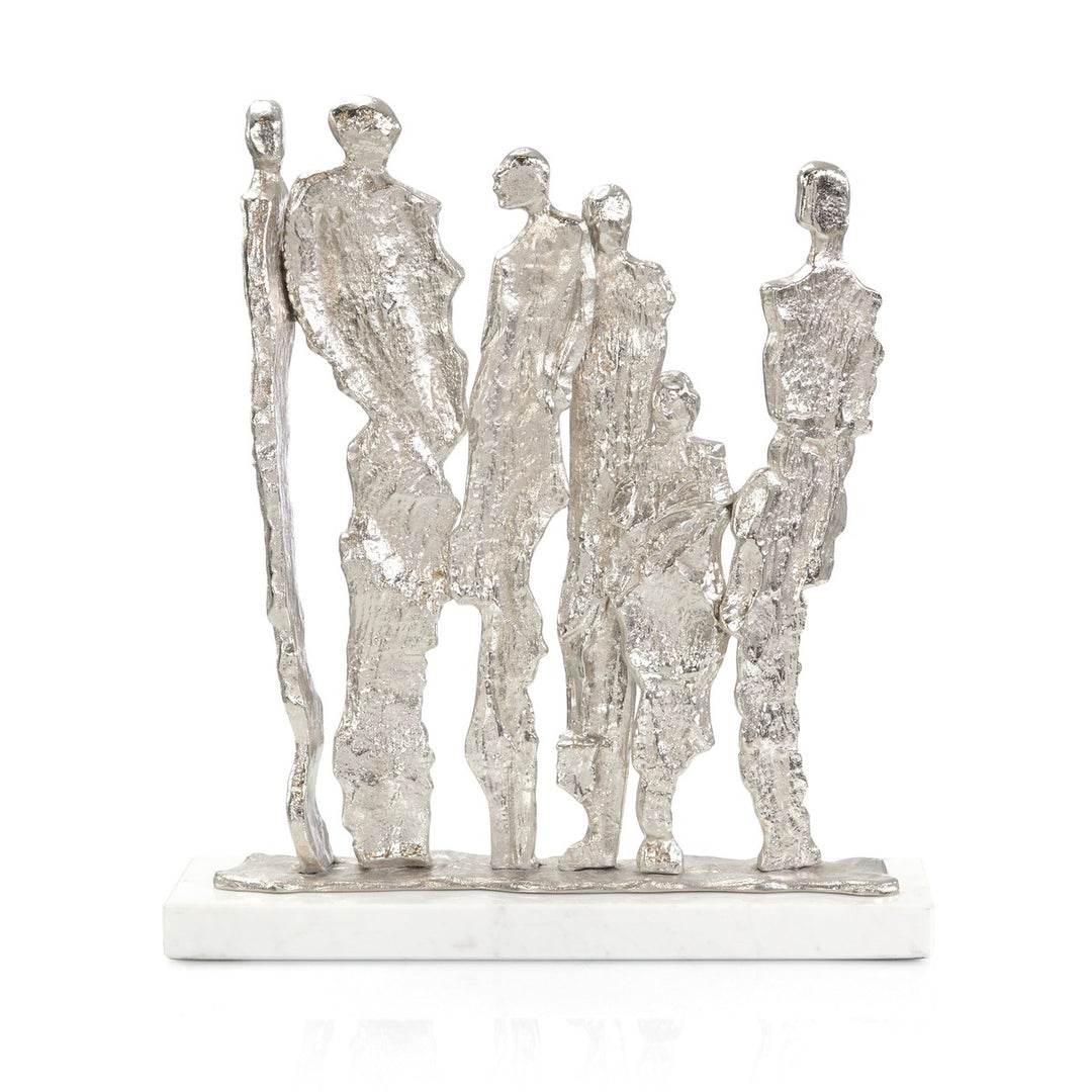 Camden Kindred Sculpture - Silver - Aluminum