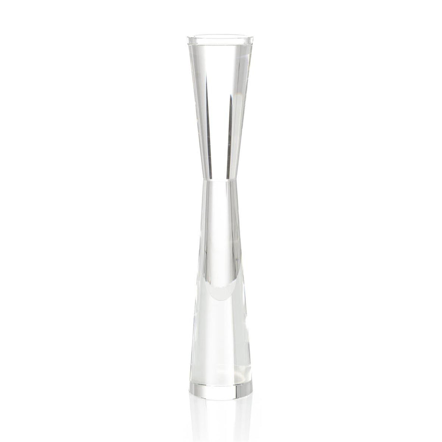 Crystal Hourglass Candleholder-John Richard-JR-JRA-14473-Candle HoldersI-1-France and Son