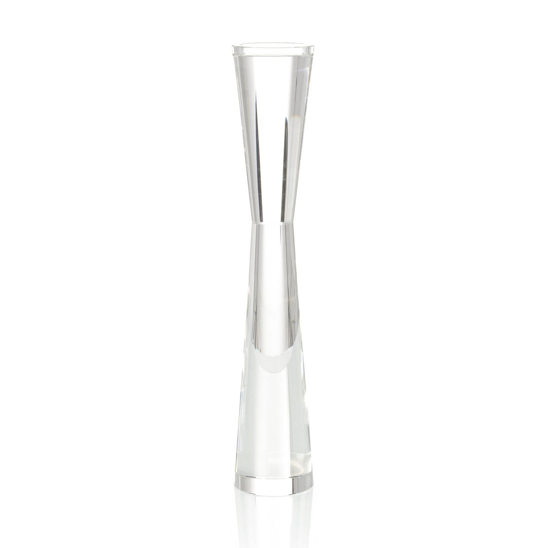 Ellington Hourglass Candleholder I - Clear - Crystal