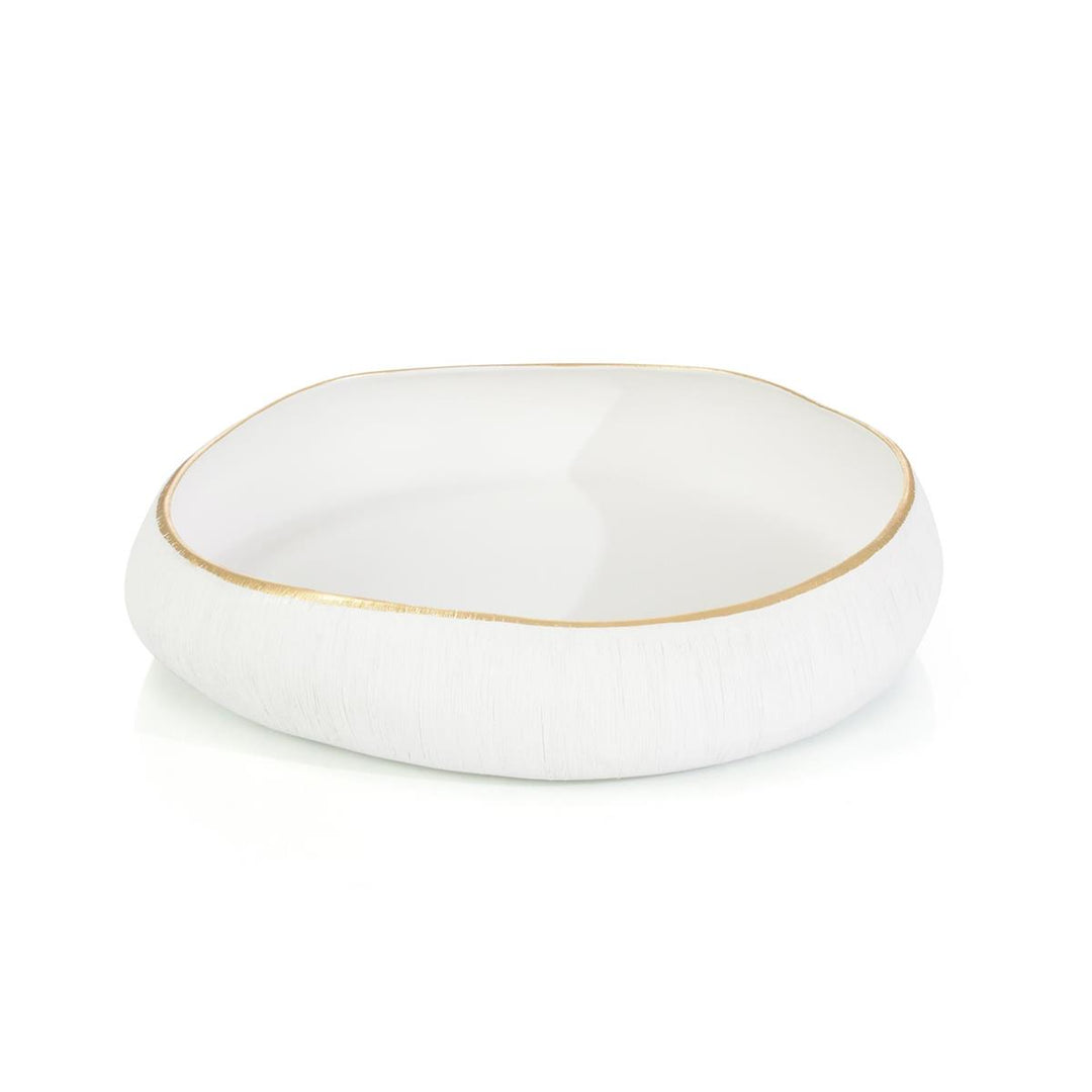 Calliope Free-Form Bowl II - White