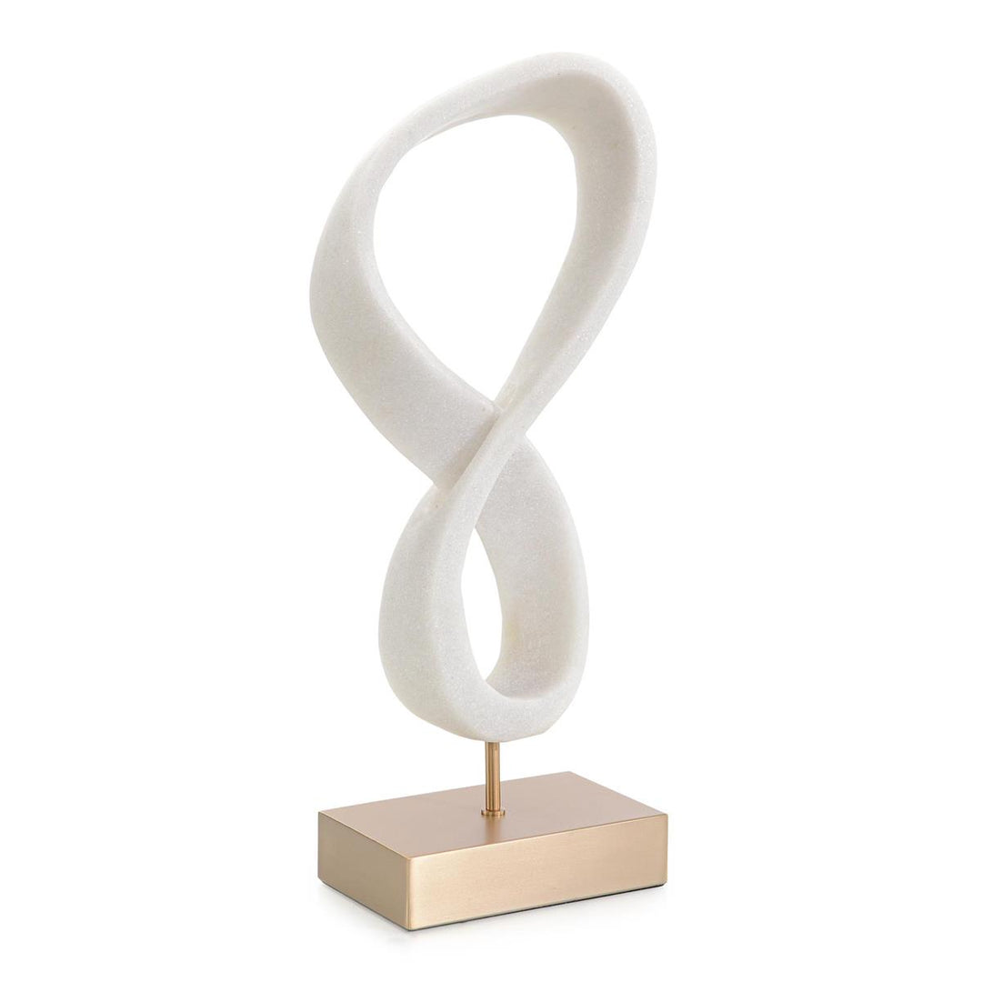 Endless Loop Sculpture On Gold Base