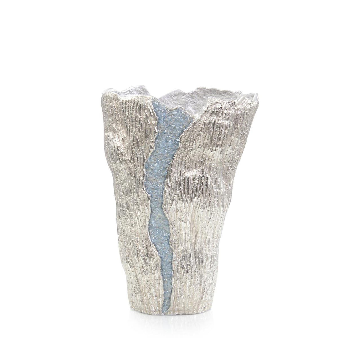 Waterfall Vase, Small Nickel