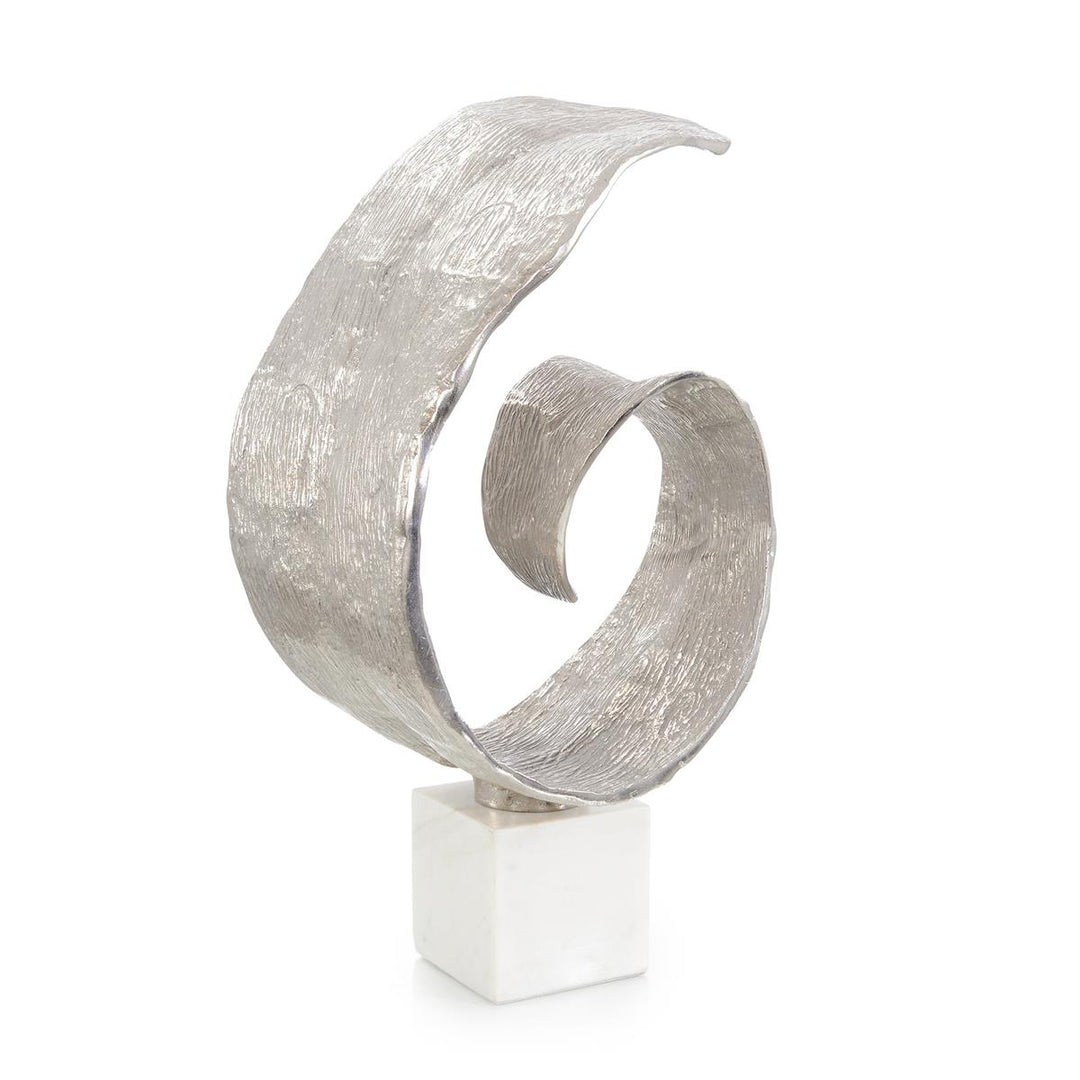 Spiral Sculpture On Marble