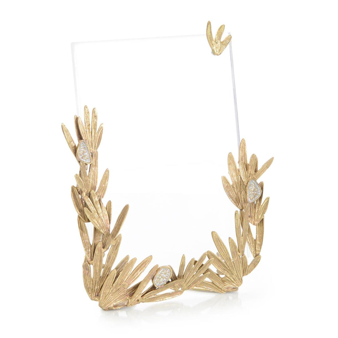 Stone Field Photo Frame, Brass