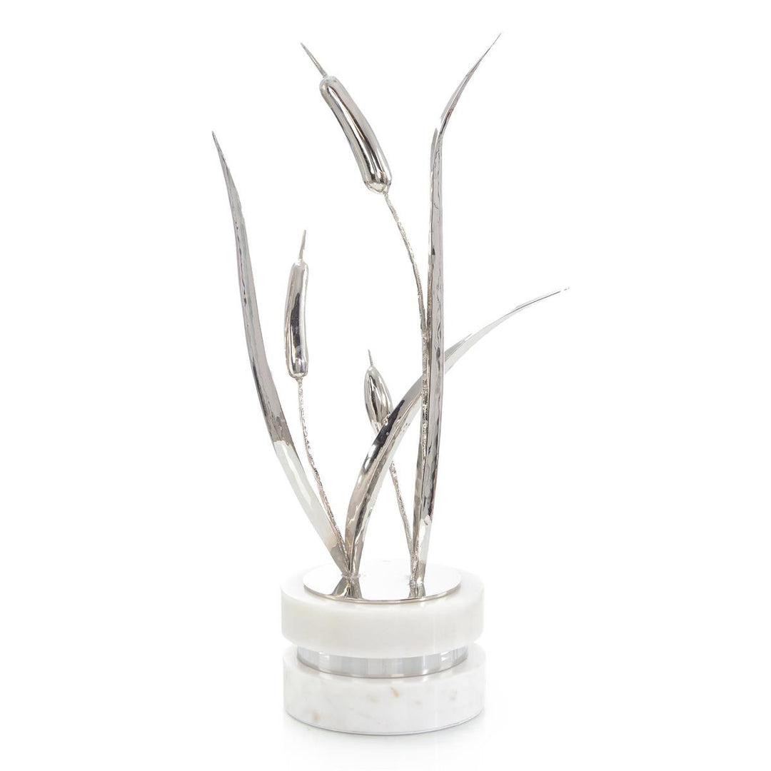 Reed Sculpture On Marble, Large