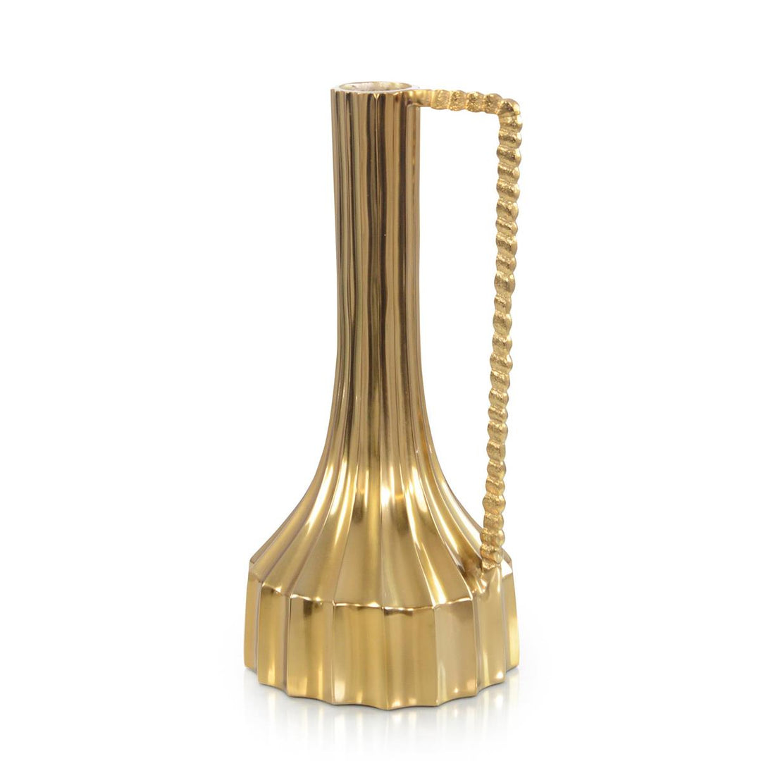 Santorini Vase, Champagne Gold