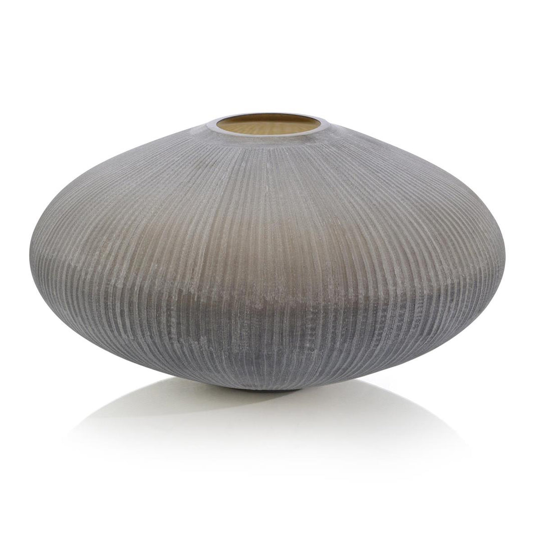 Striped Disc Vase