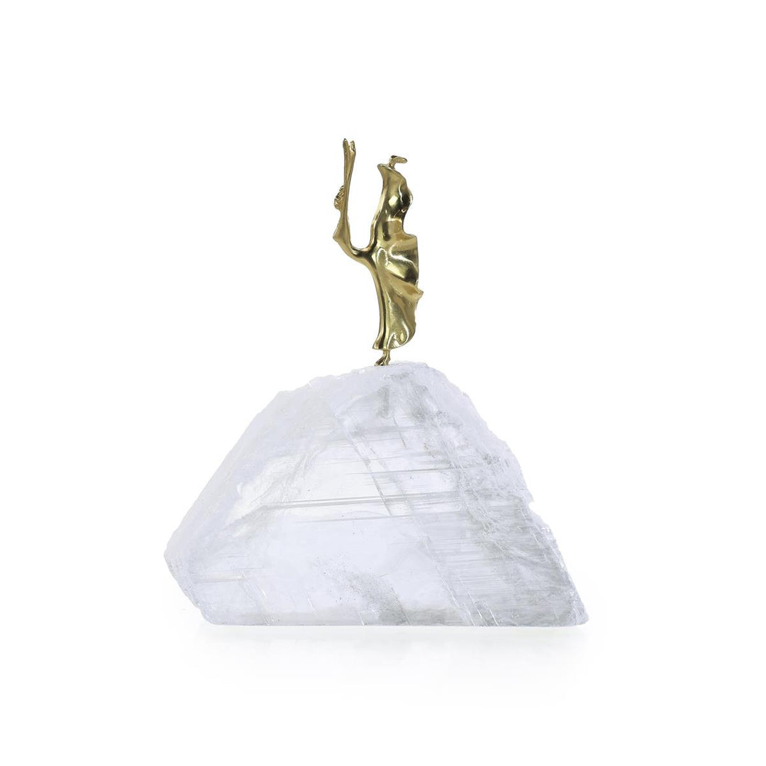 Transcendent Dancer Sculpture On Selenite I