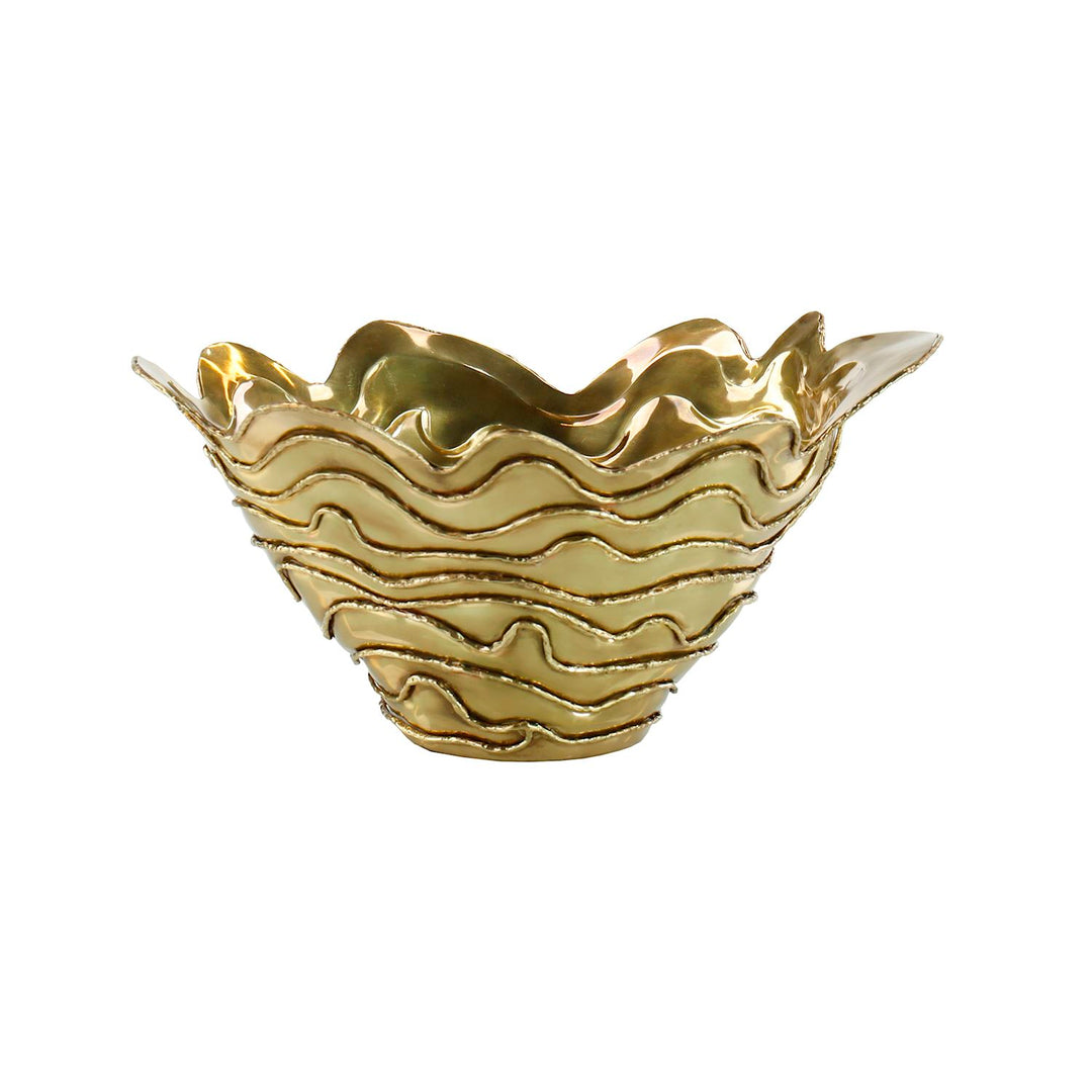 Lagen Bowl, Polished Gold