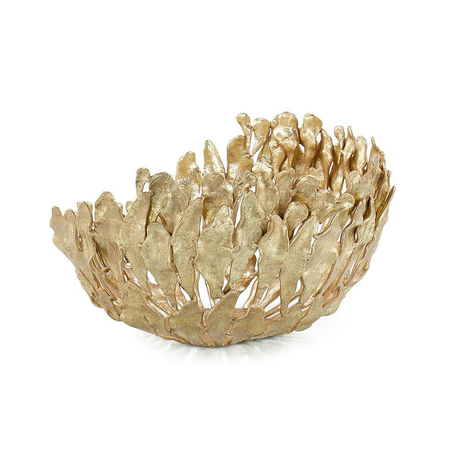 Bowls Plume Bowl, Large Brass