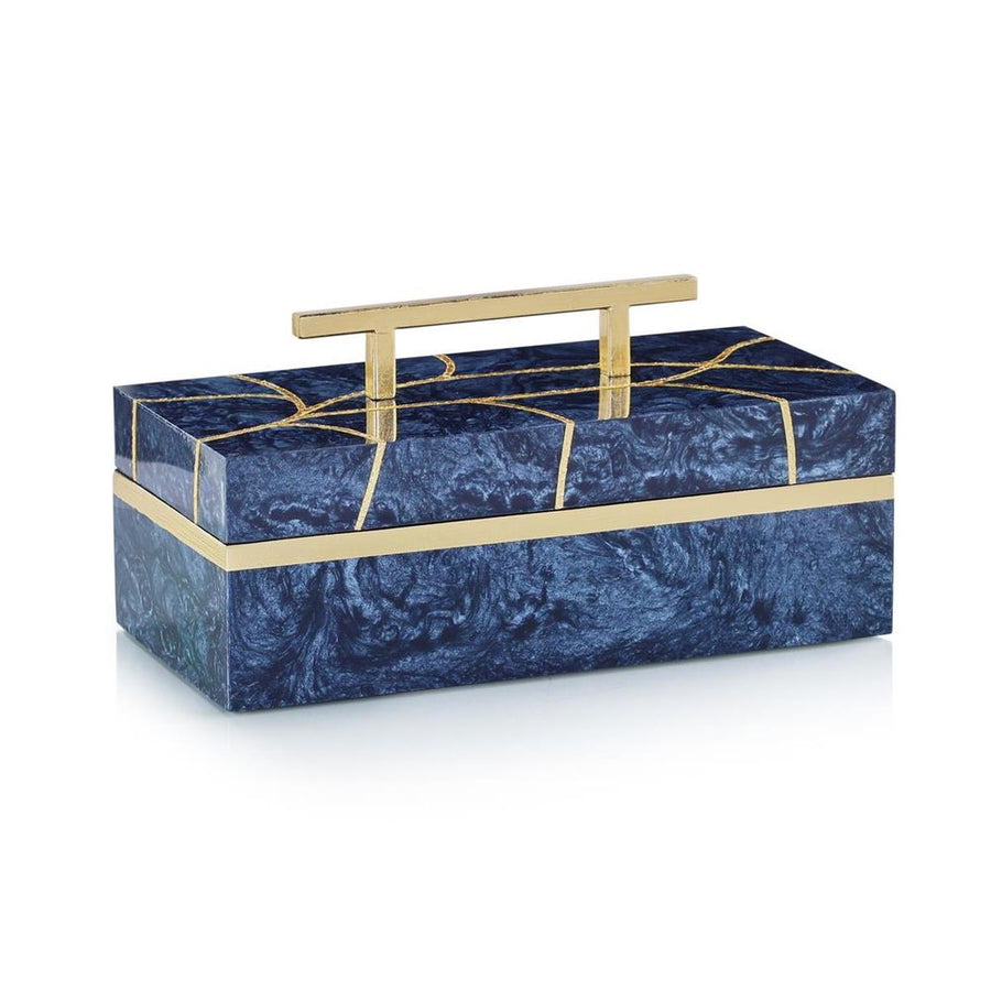 Decorative Objects Keepsake Box Blue
