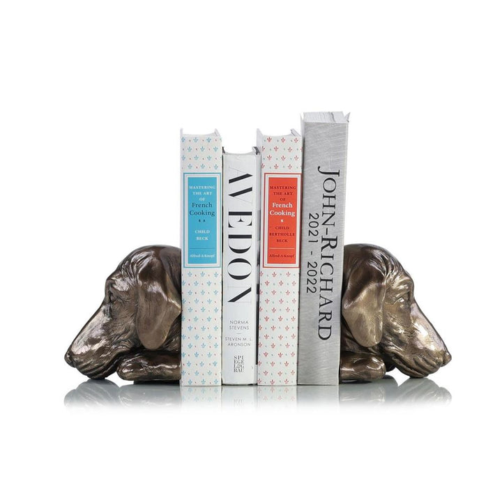 Bookends Bronzed Dachshund Bookends (Set of 2)