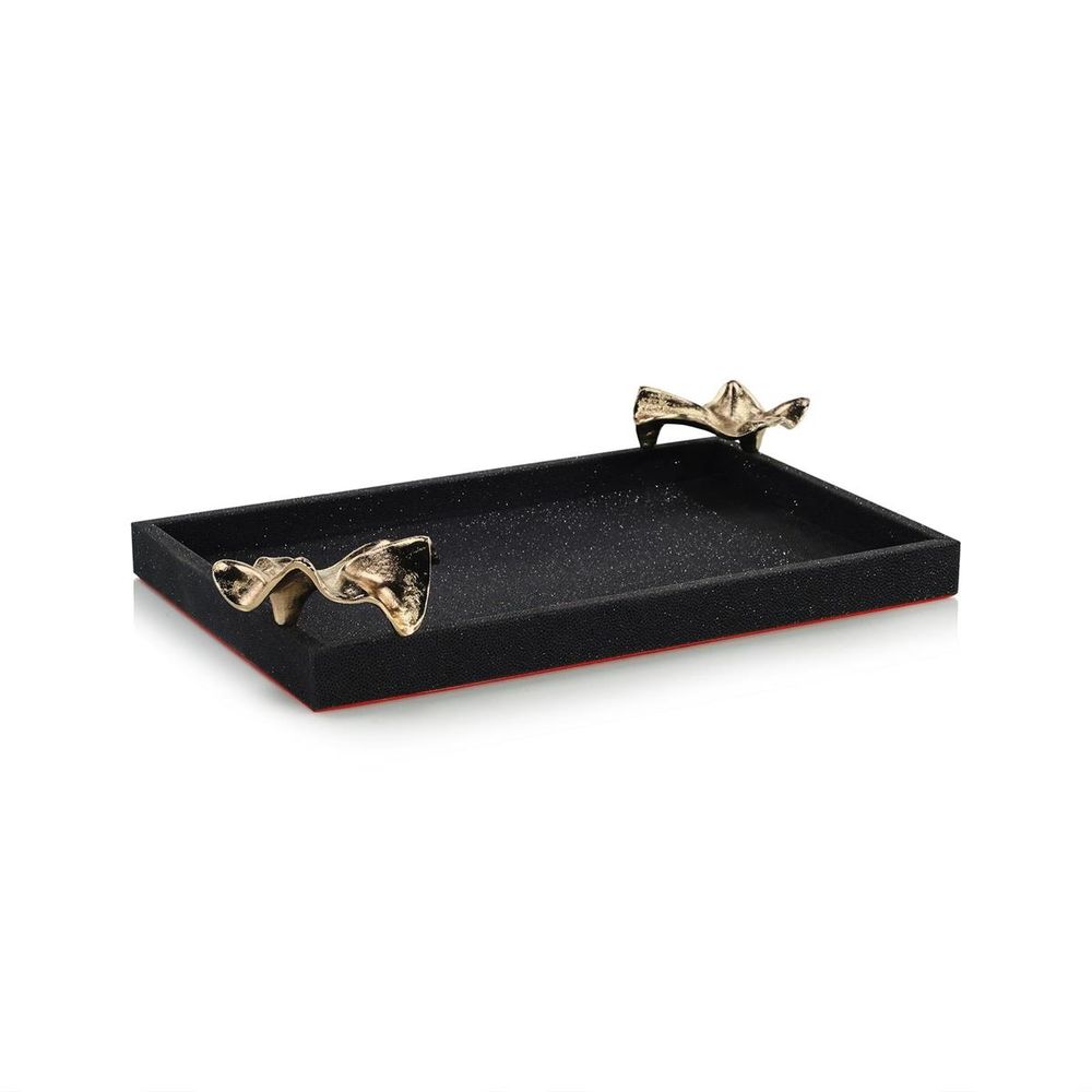 Serveware: Trays Black Opaline Tray