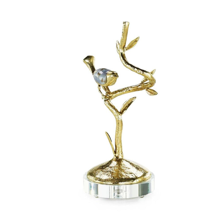 Decorative Objects Bird Sculpture on Stone Base