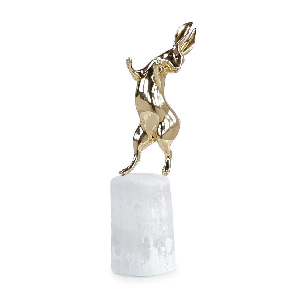 Decorative Objects Rabbit Sculpture on Selenite