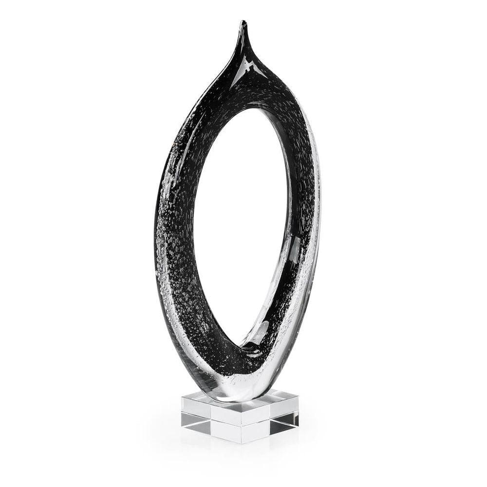 Decorative Objects Contemporary Loop Sculpture Black