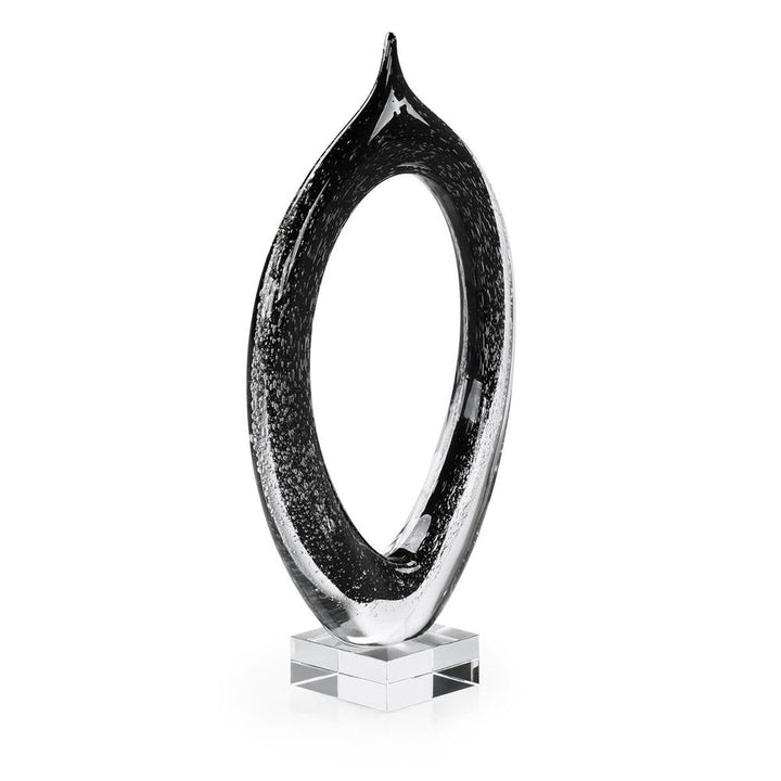 Decorative Objects Contemporary Loop Sculpture Black