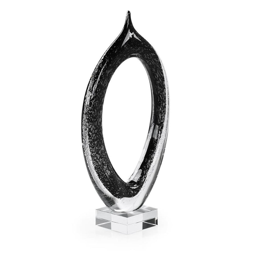 Decorative Objects Contemporary Loop Sculpture Black