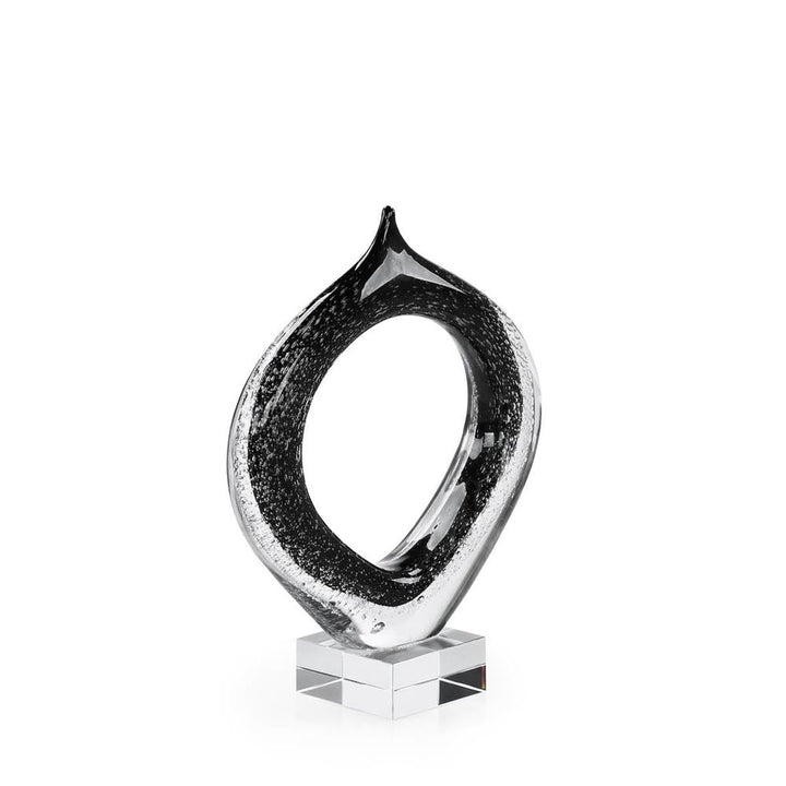 Decorative Objects Contemporary Loop Sculpture Black