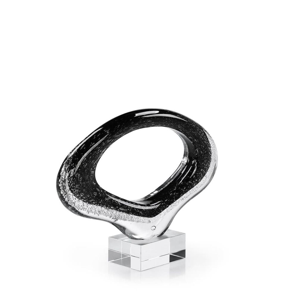 Decorative Objects Contemporary Loop Sculpture Black