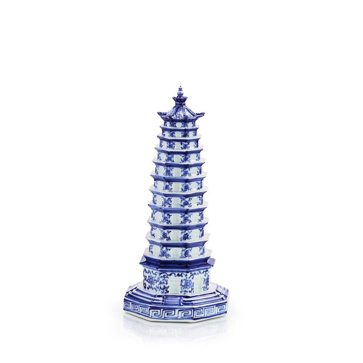 Decorative Objects Dynasty Blue Pagoda