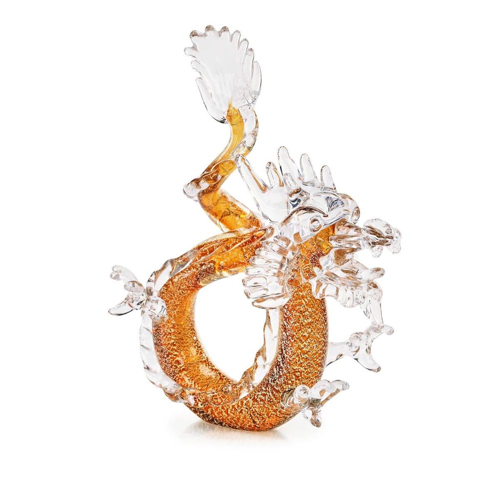 Decorative Objects Solar Dragon Glass Accent