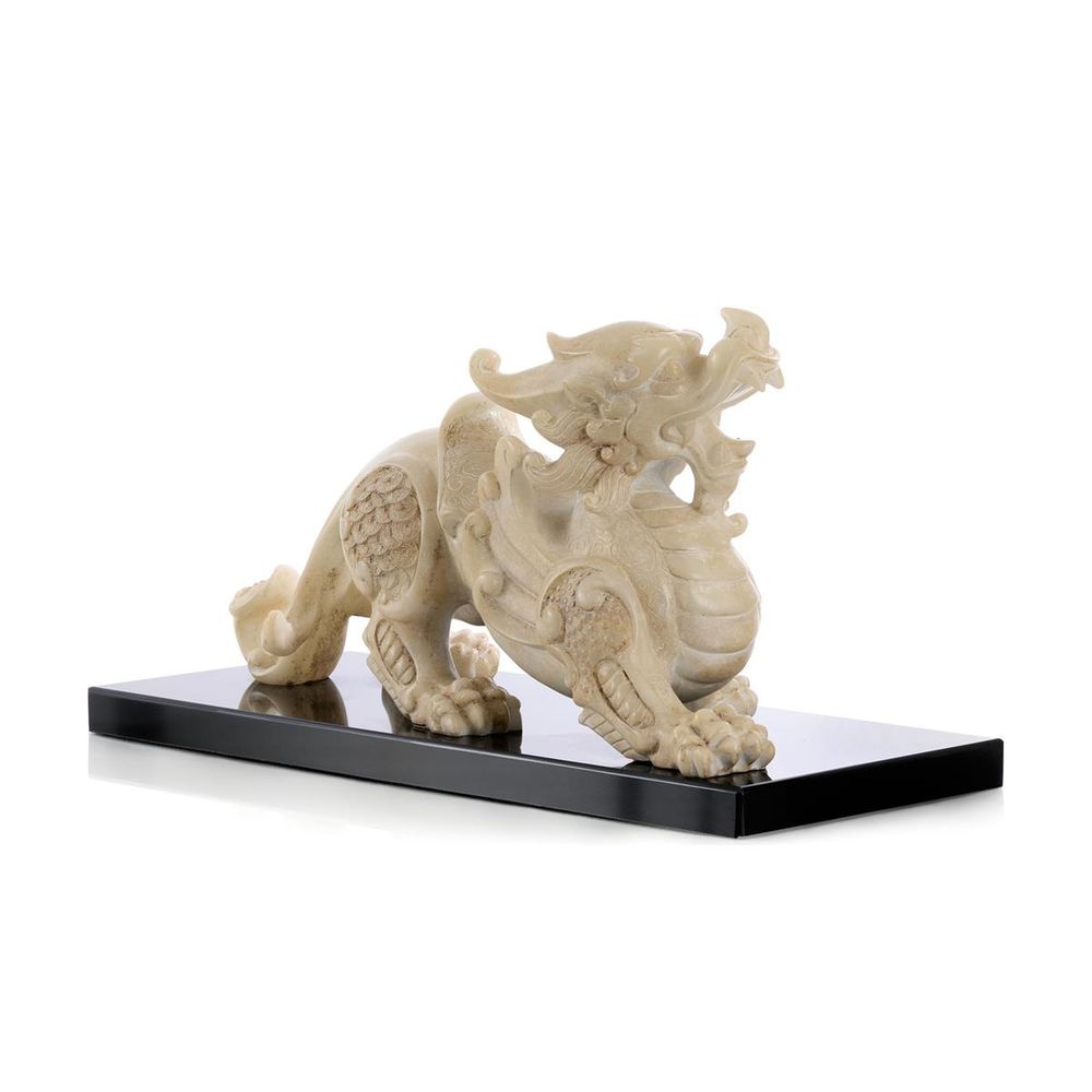 Decorative Objects Pi Yao Sculpture on Marble