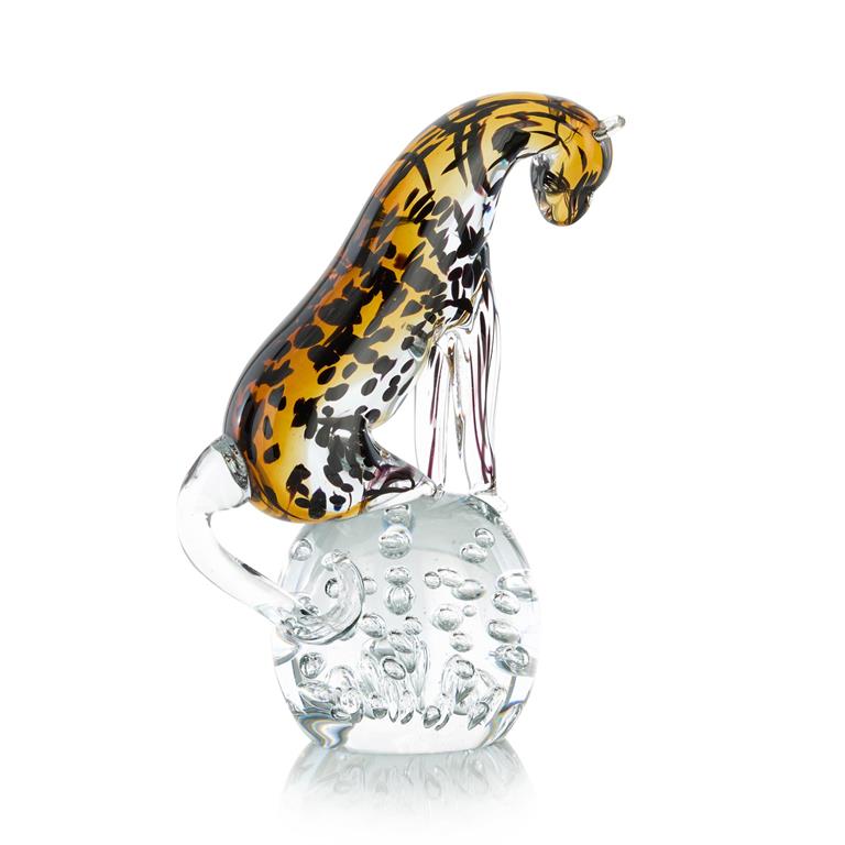 Decorative Objects Leopard Prey Sculpture