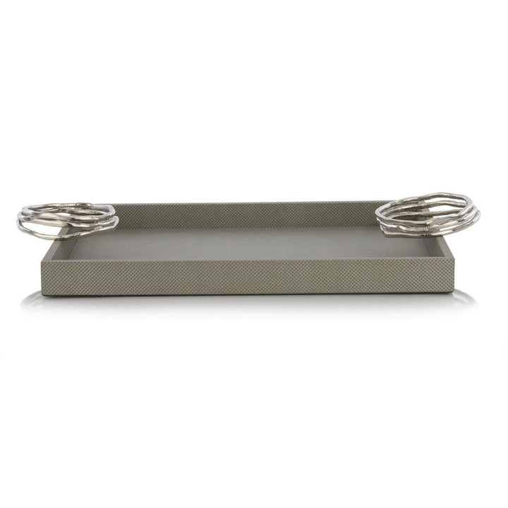 Decorative Objects Silver Spiral Tray