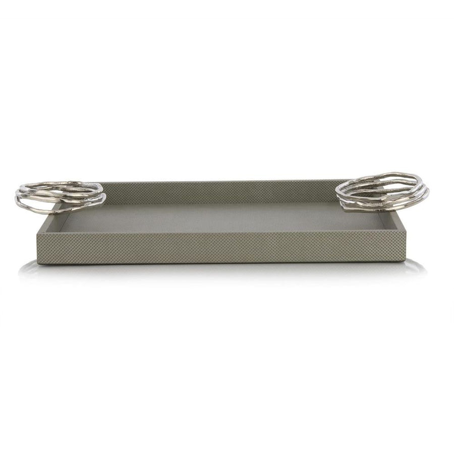 Decorative Objects Silver Spiral Tray